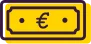 billet euro picto jaune